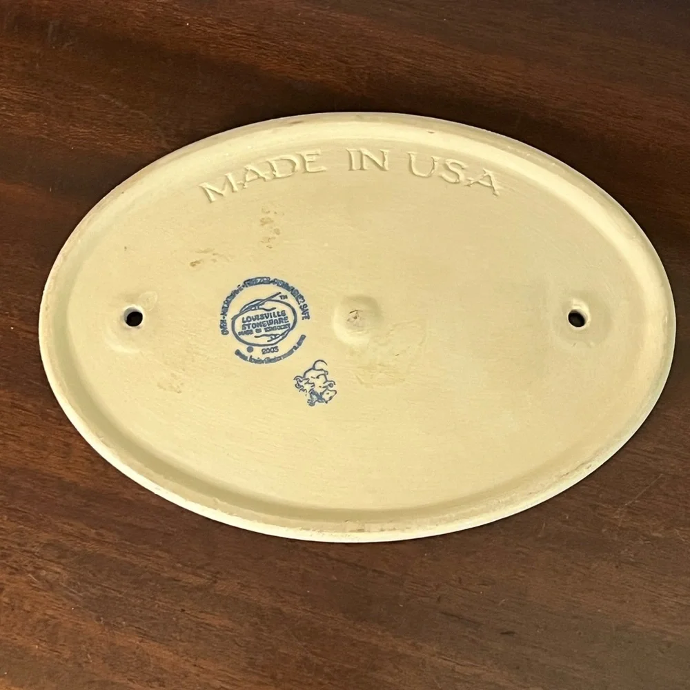 Louisville Stoneware Welcome House door plaque